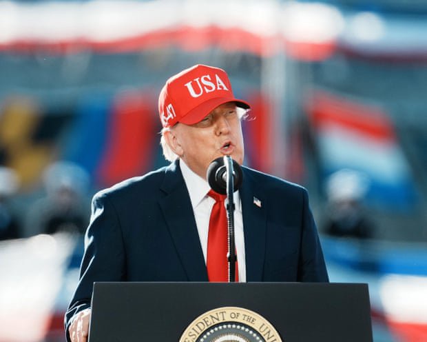 Trump announces $6.6bn defense shipyard owned by top Republican donor’s firm