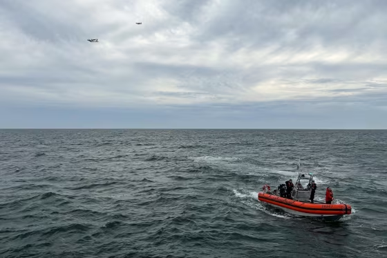 Search for 6 aboard medical jet enters second day after crash near Nantucket