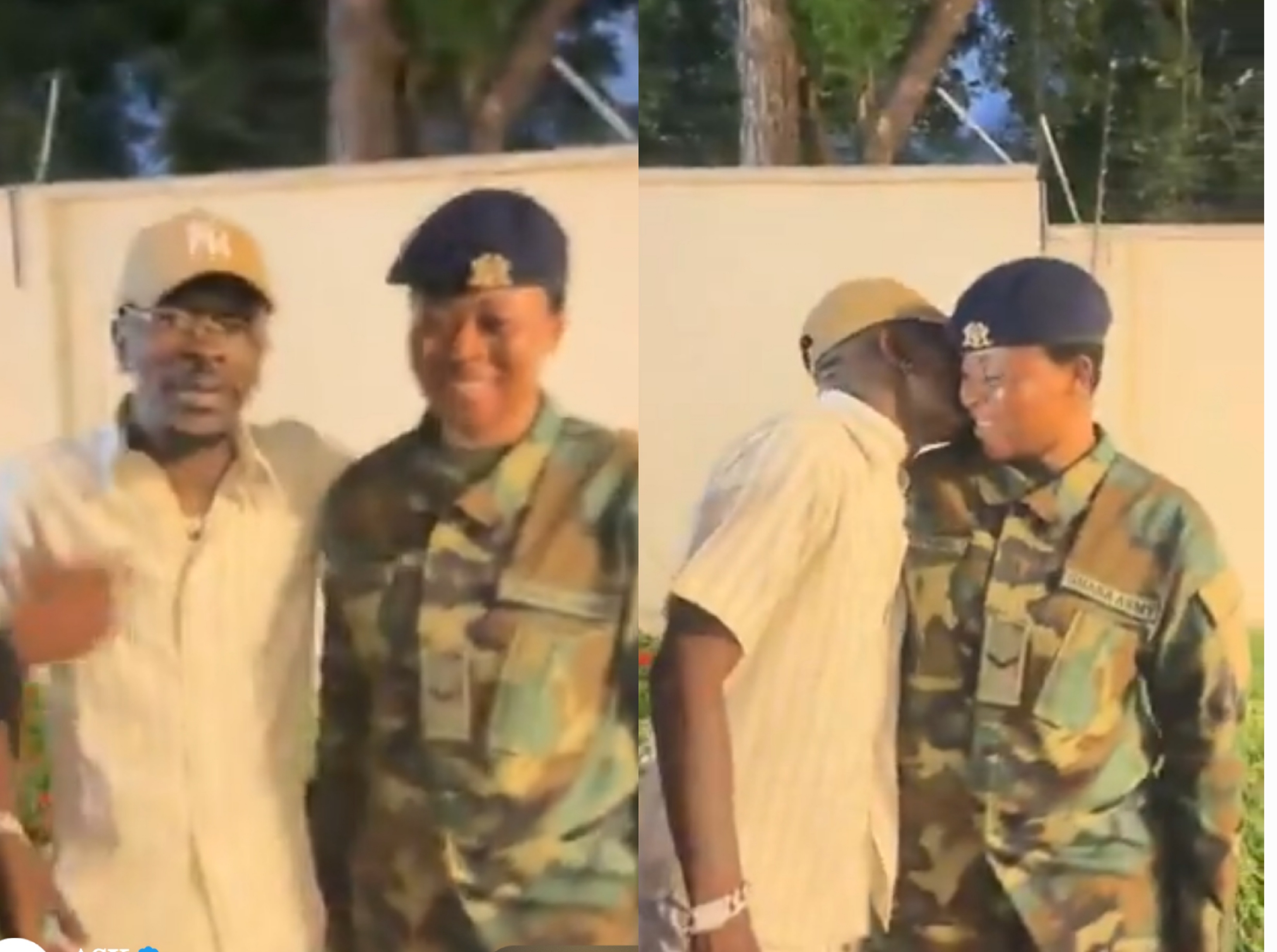 Female Soldier Overjoyed After Meeting Shatta Wale for the First Time