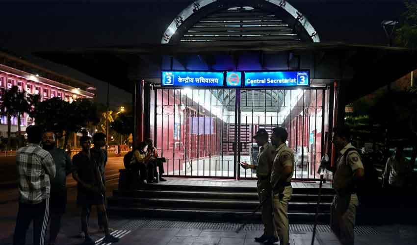 Delhi shuts metro stations, restricts traffic ahead of new protest