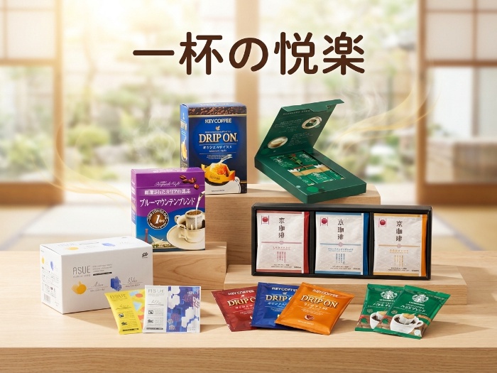 至極のドリップバッグコーヒーで心が豊かになる贅沢時間