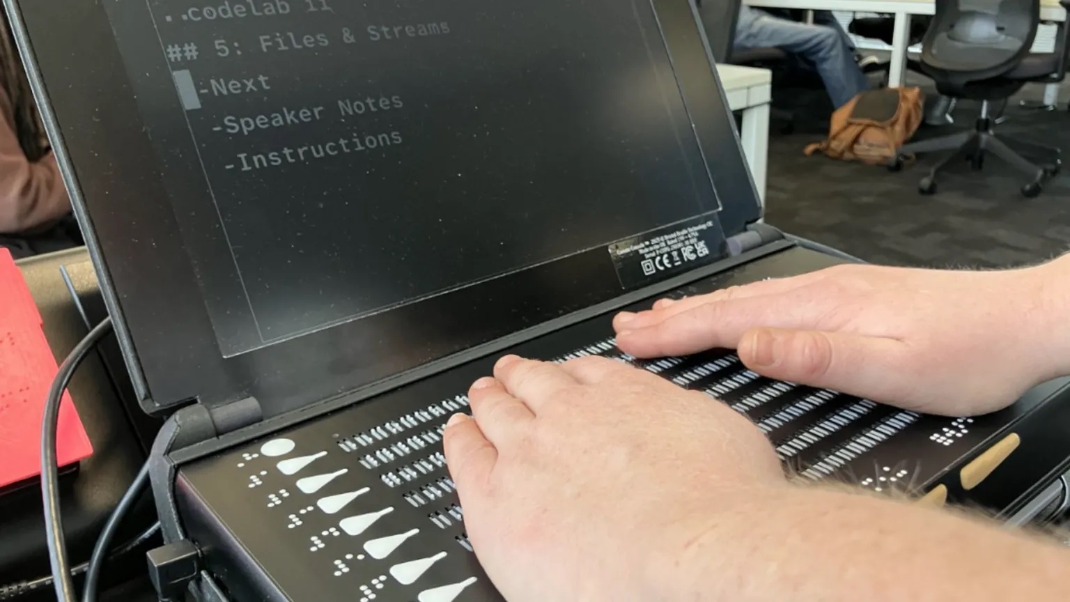 Braille device could remove barriers to science