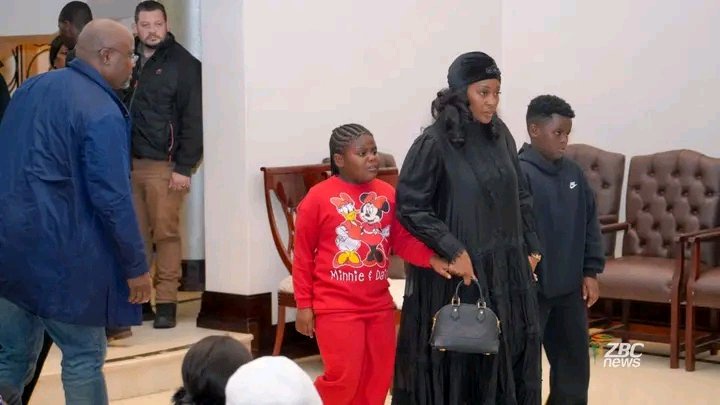 Chivayo’s Children Make First Public Appearance alongside Their Mother as Mourners Gather in Harare