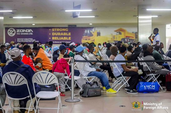 Ghana repatriates 180 nationals from Libya