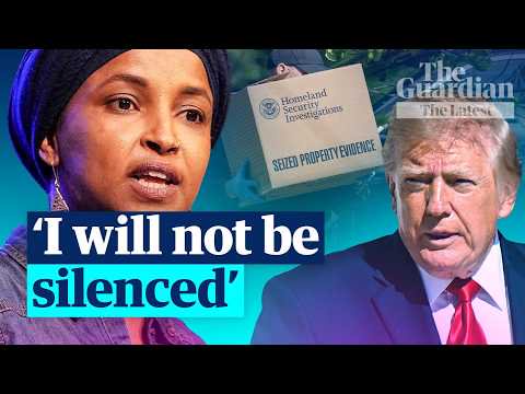 ‘I will not be silenced’: Trump critic Ilhan Omar defiant after home raided – The Latest