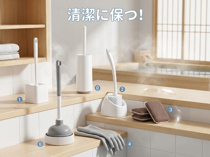 トイレ用品で快適ライフ！