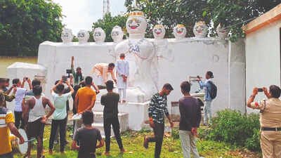 9 heads, 300 years of worship: Ravana gets police protection in this MP town, not a pyre