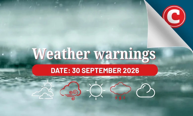 Wednesday’s weather: Heavy rains, strong winds and fire danger