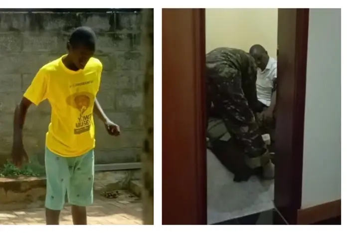 Disgrantled UPDF Lieutenant leaks new ‘safehouse footage’ of Sam Mugumya, Muwanga Kivumbi.