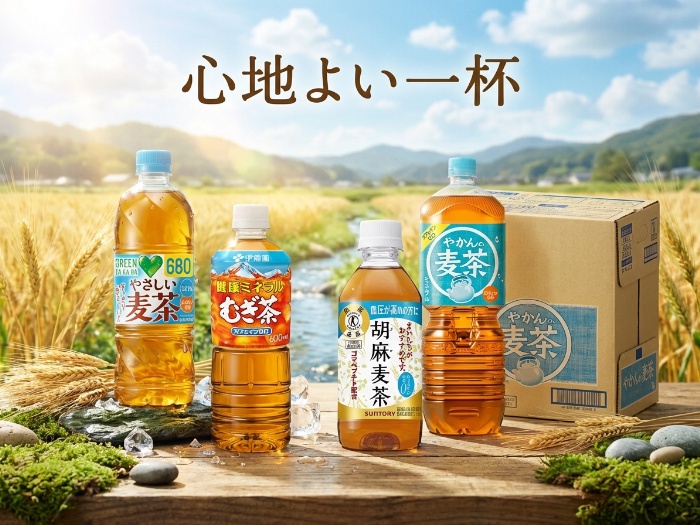 身近なお茶の新しい選択肢！健康志向の麦茶特集