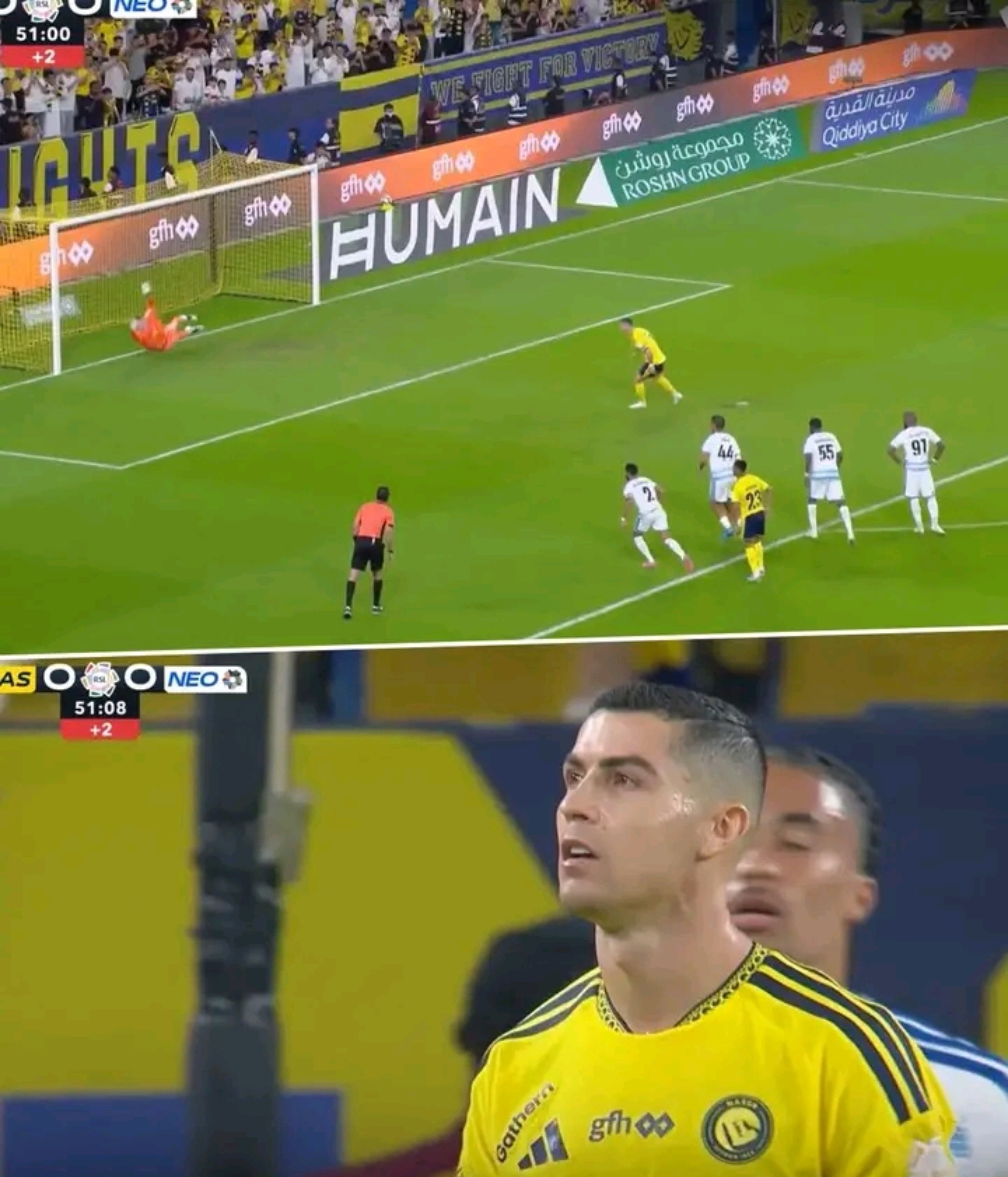 Cristiano Ronaldo Misses Penalty as Al-Nassr Secure Narrow Victory Over Neom