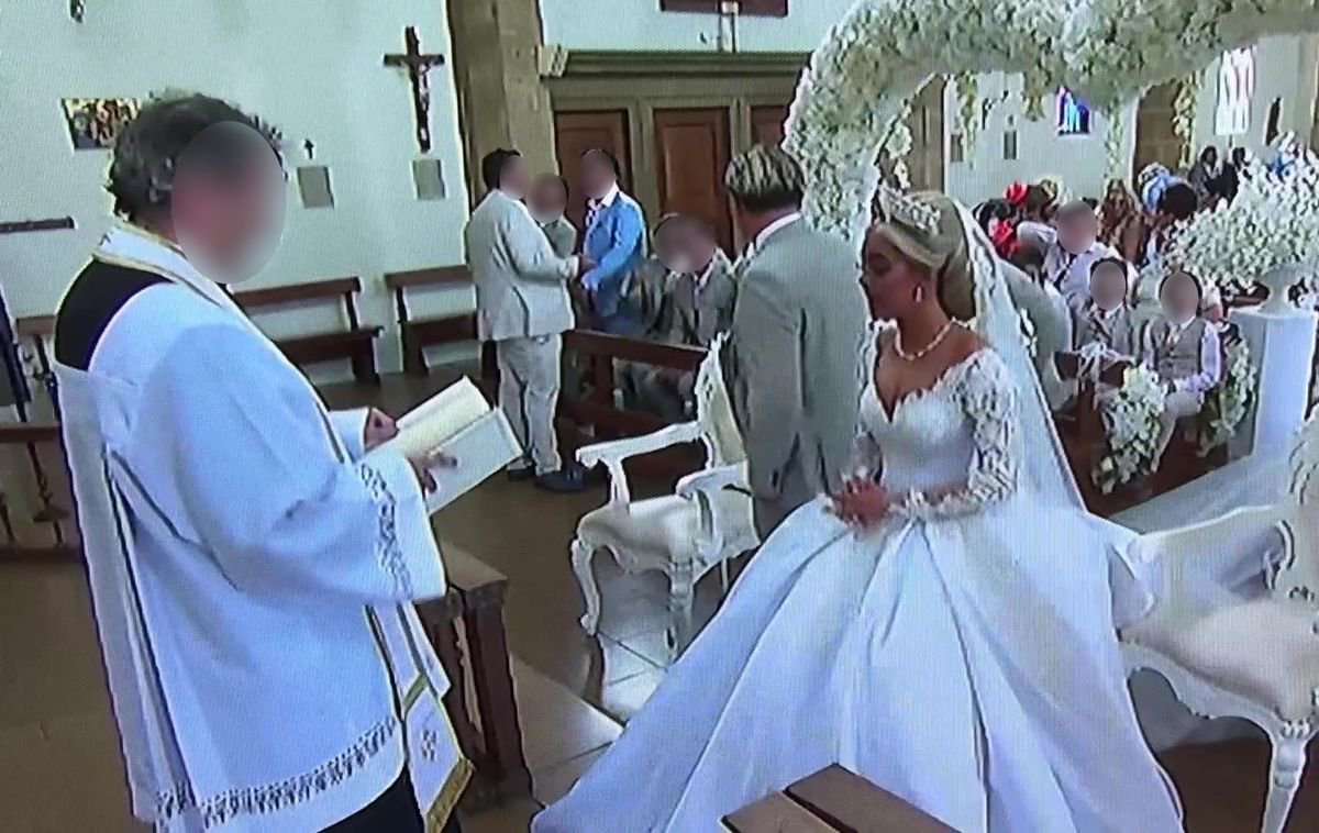Wedding descends into chaos as bride, 19, screams at ‘rude’ guests from altar