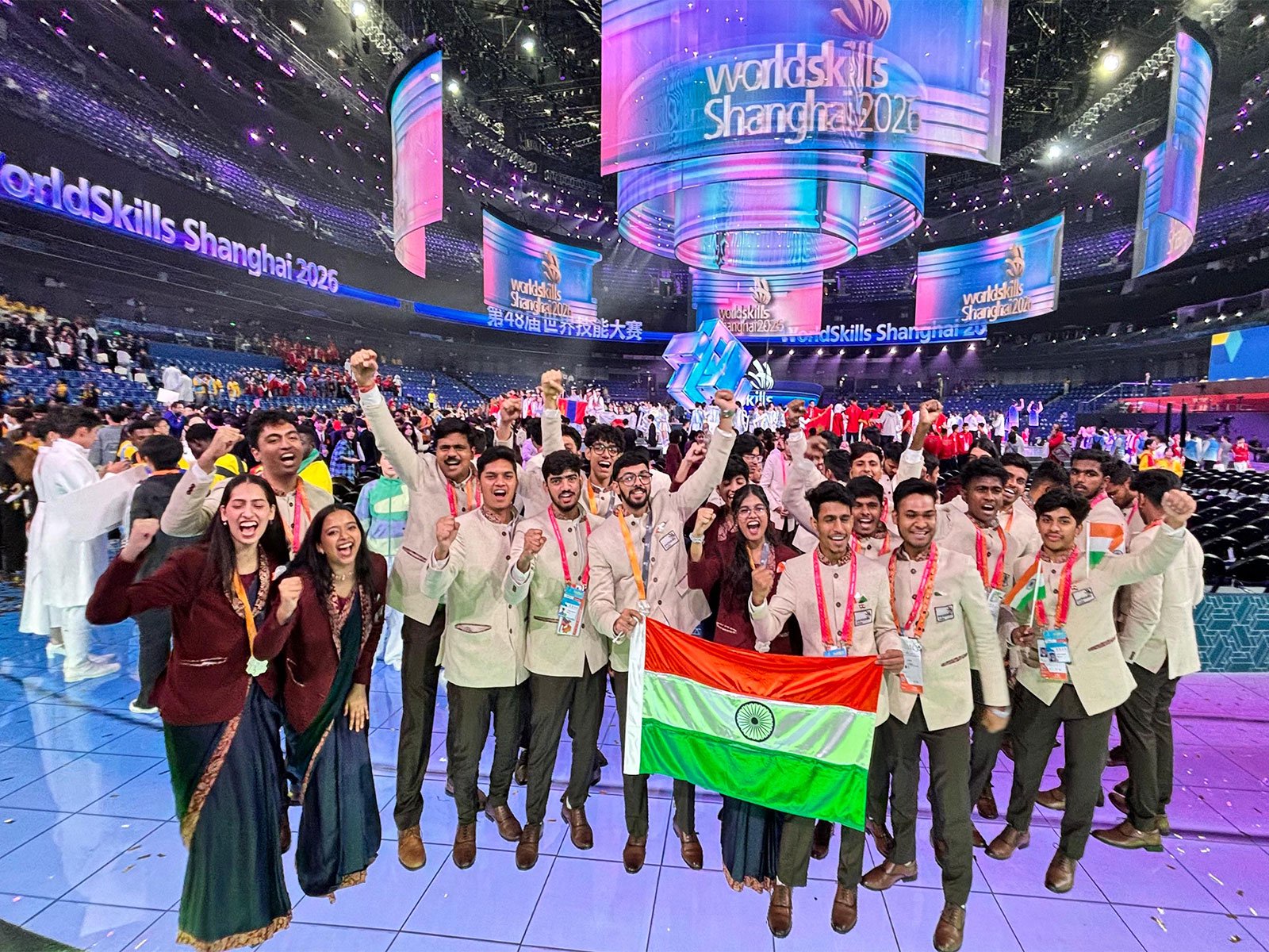 PM Modi interacts with Team India participants at WorldSkills Competition Shanghai 2026