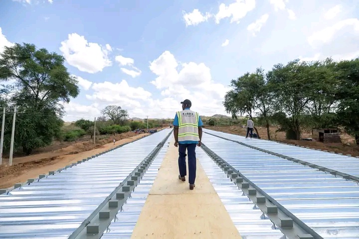 Pres Ruto Showcases Progress of KSh 670M Enziu Bridge In Kitui County During Inspection Tour