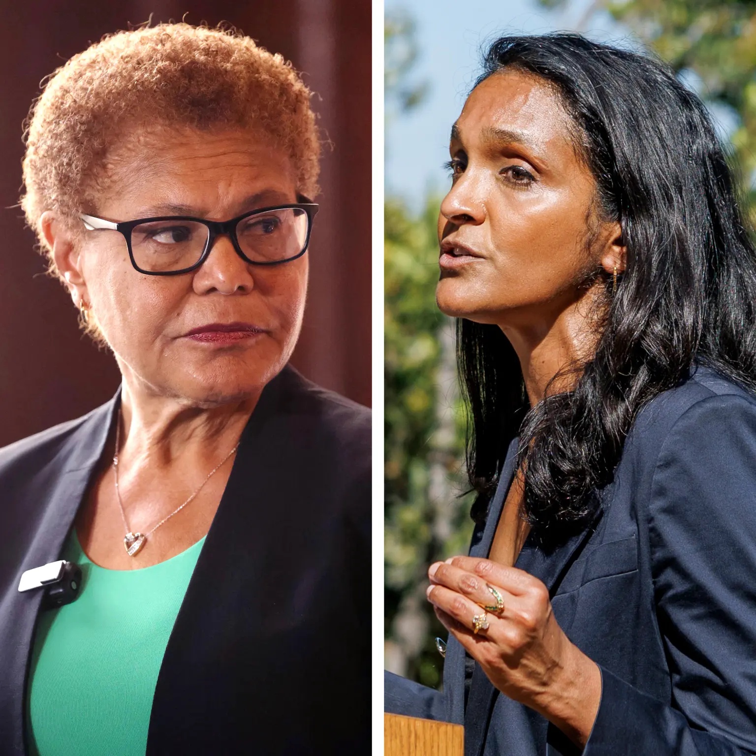 Bass and Raman face off in high-stakes debate just weeks before Election Day