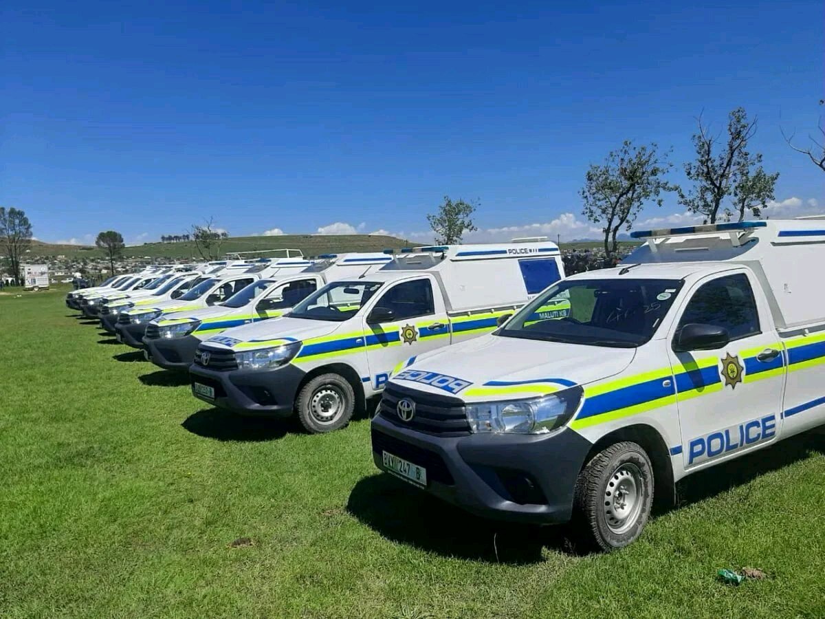 Stolen Police Van Found In Limpopo During Raid As R5 Rifle & Ammunition Recovered
