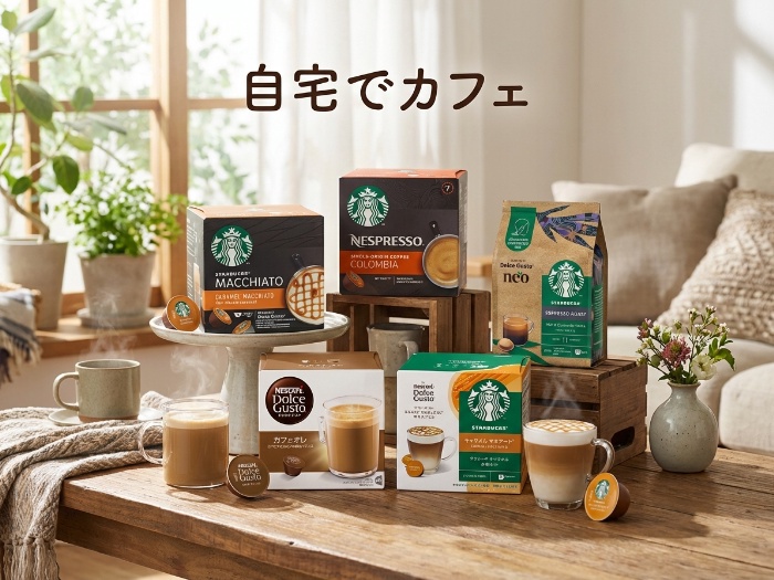 家で手軽に本格カフェタイム！スターバックスのカプセルコーヒーを楽しもう
