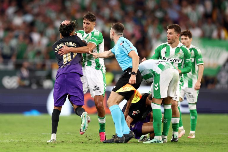 Real Betis Midfielder Facundo Bernal Handed Four-Match Ban for Headbutting Barcelona Star Lamine Yamal
