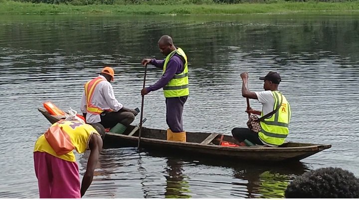 Military Plane Crash: Searchers build embankment, begin diversion of water from crash site