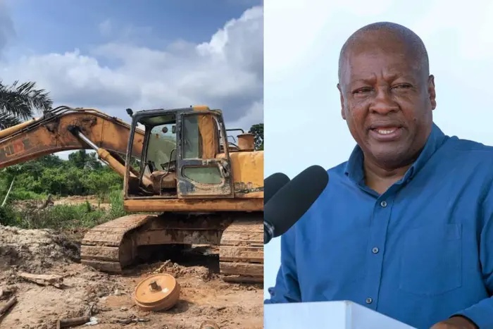 Mahama reveals 6,060 excavators held at ports, 2,059 fitted with trackers to curb galamsey
