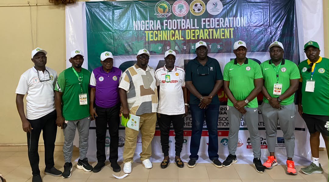 40 grassroots coaches begin CAF D course in Ogun as Eguavoen leads instructors