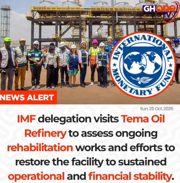 IMF Team Visits Tema Oil Refinery as Ghana Pushes to Revive Troubled Facility