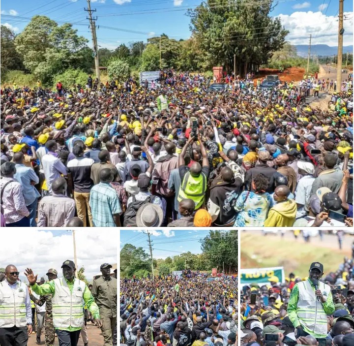 Secret Behind Large Crowd at Ruto’s Endebess Event in Natembeya’s Backyard Revealed