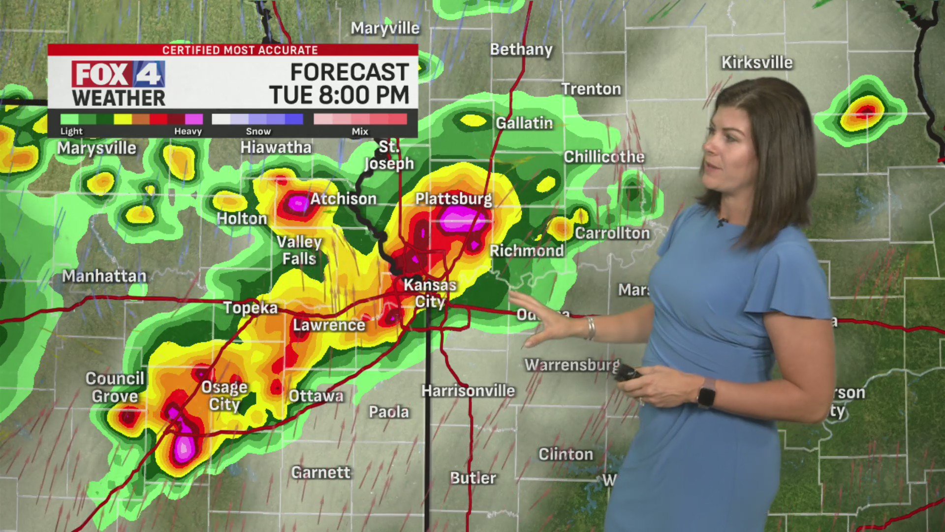 FOX4 Forecast: Tracking a cold front