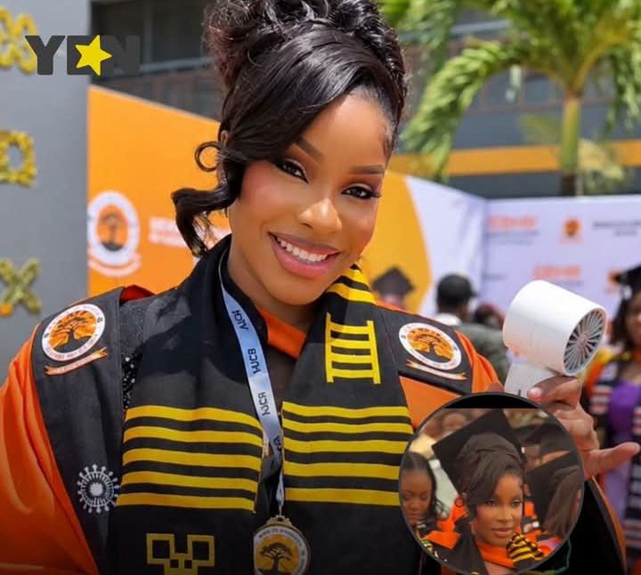 Benedicta Gafah Celebrates Big Win: She’s Now a Master’s Degree Holder