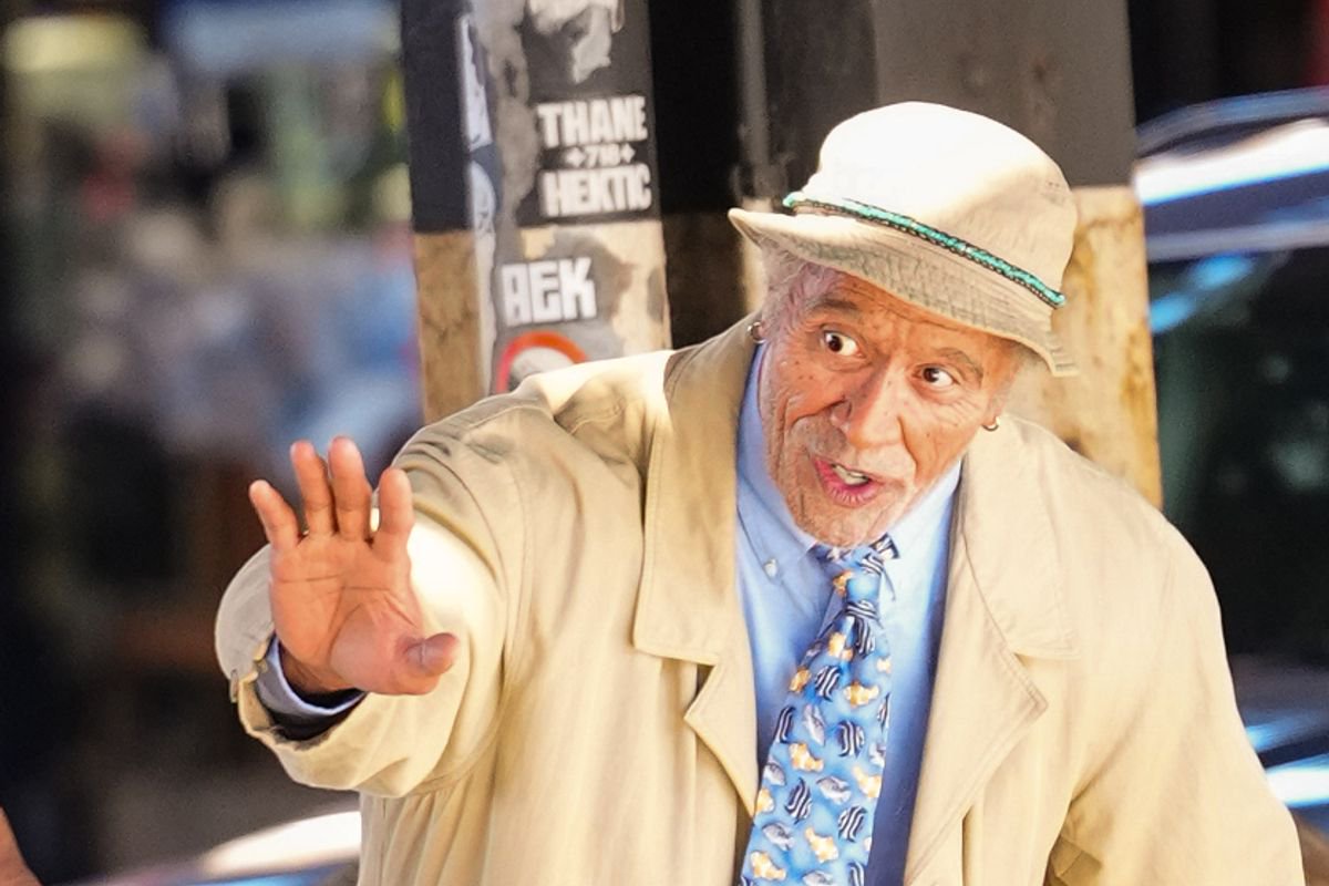 Hollywood star looks unrecognisable as he transforms into a 70-year-old on set