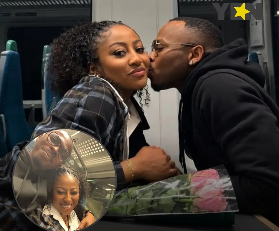 Anita Akuffo Shares Romantic Train Moments With Husband Opoku Sanaa