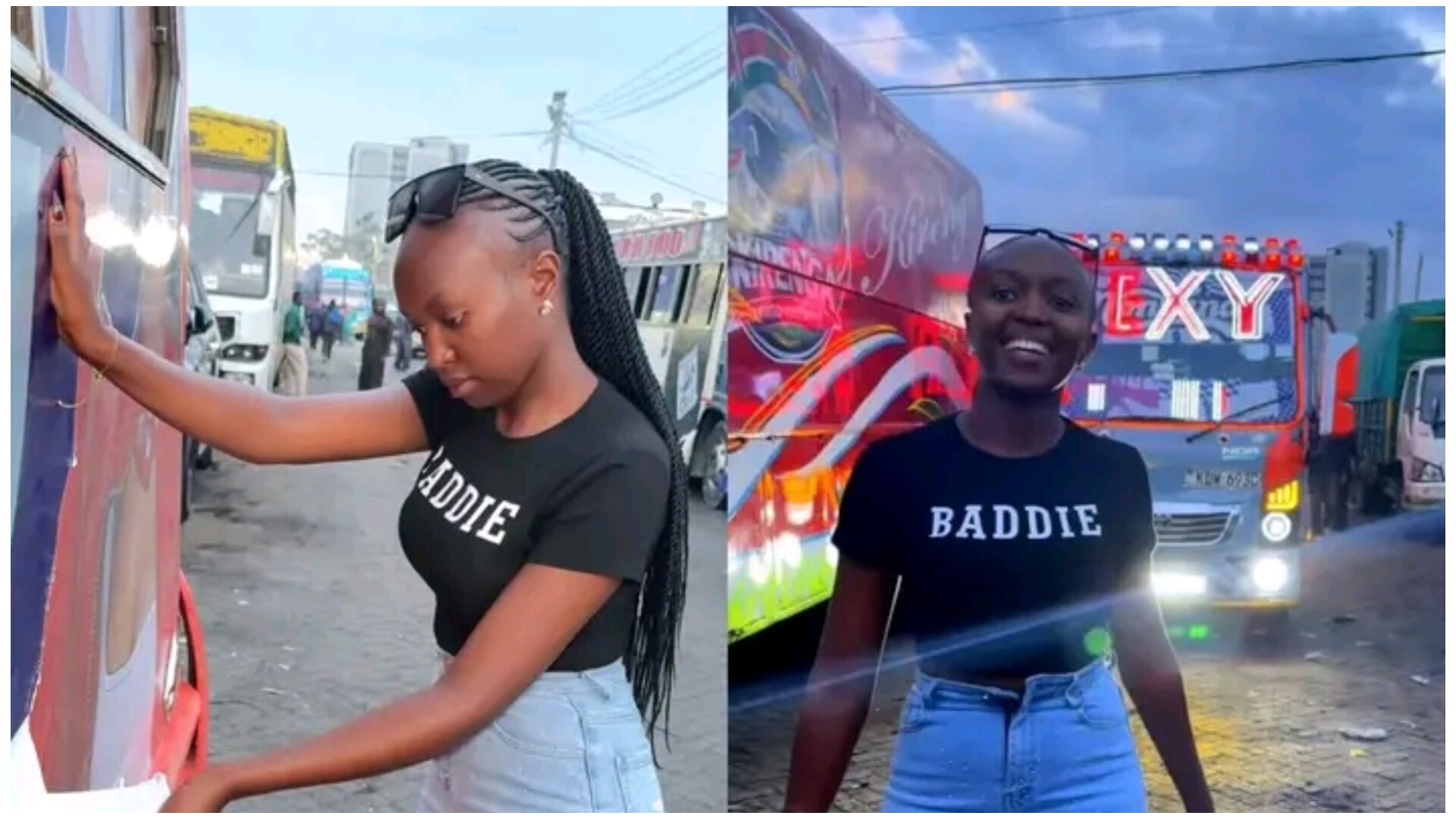 24-Year-Old Kenyan Woman Lexy Montana Draws Attention Over Her Super Metro Matatu Business