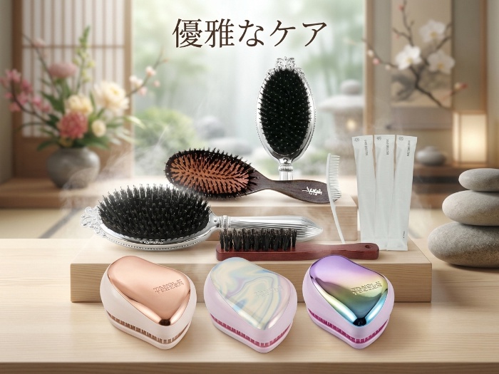 髪に優しいブラシ特集！日常を少し贅沢にするアイテムたち