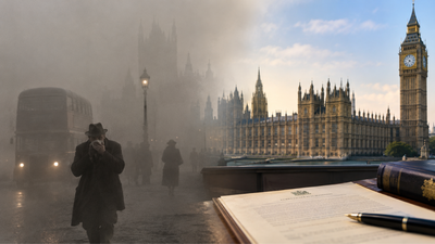 London’s 1952 smog killed thousands; four years later Britain passed a law that began ending its famous coal-filled ‘pea soupers’