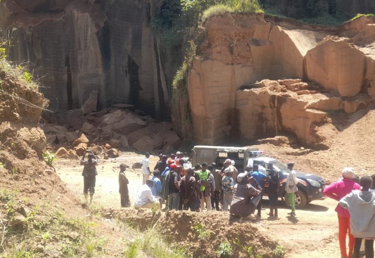 One dead, six trapped in Meru quarry collapse