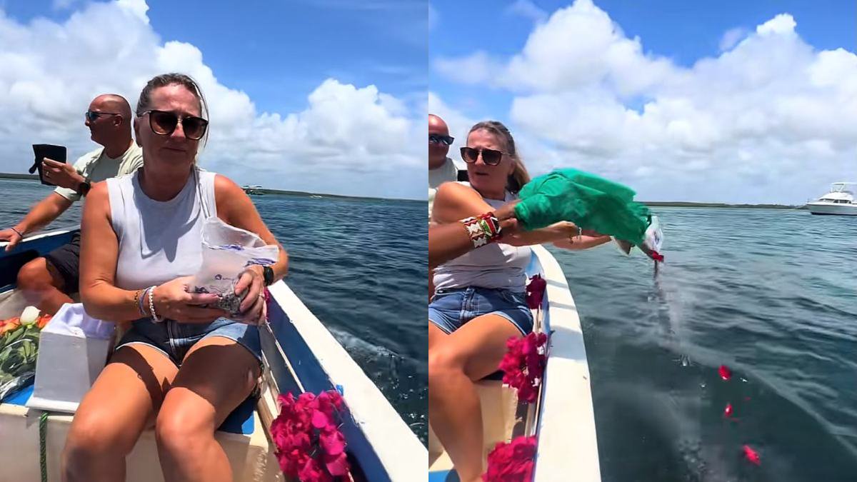 Family of popular Lamu mzungu fisherman finally scatters his cremated ashes into the Indian Ocean