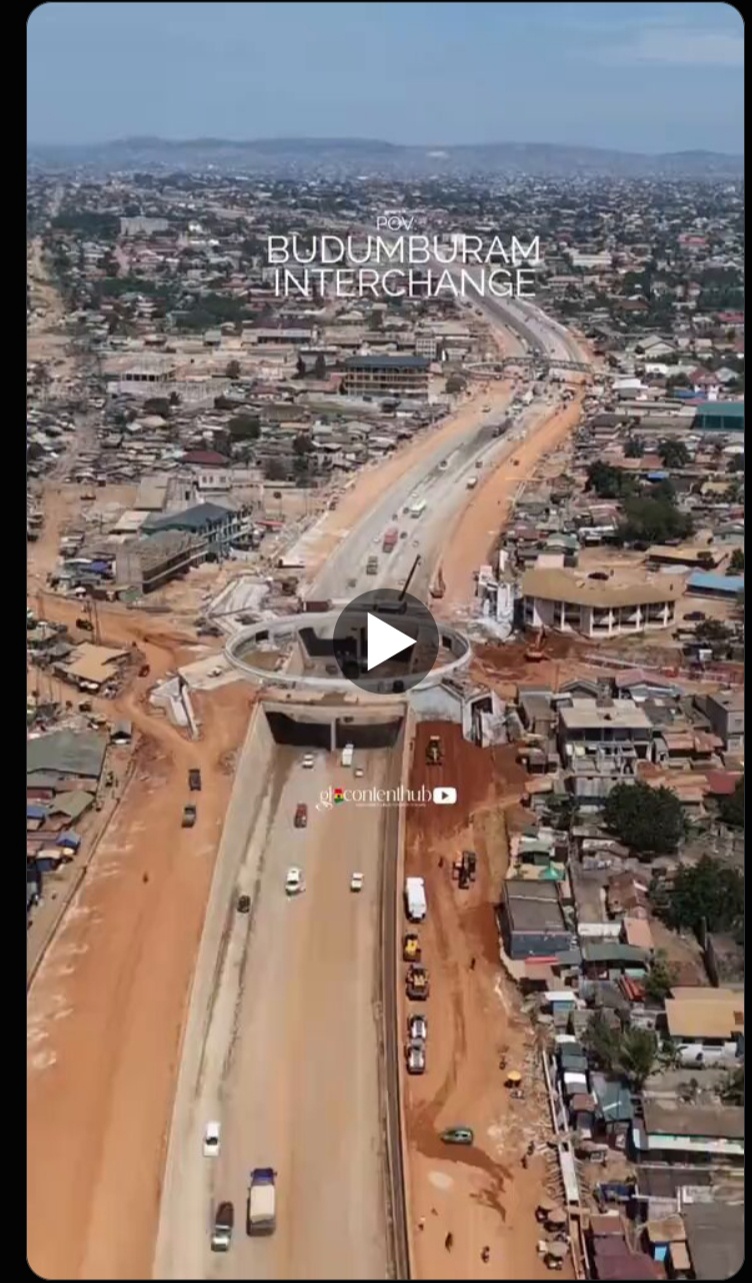 “See What’s Happening At Budumburam — Aerial View Shows Ongoing Interchange Construction