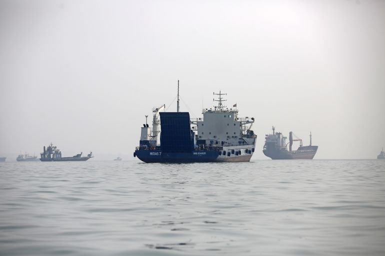 Tanker hit by multiple projectiles off north coast of Qatar, UKMTO says
