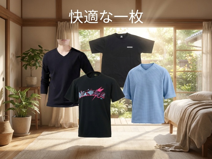 クールな夏を！このTシャツで快適に過ごそう