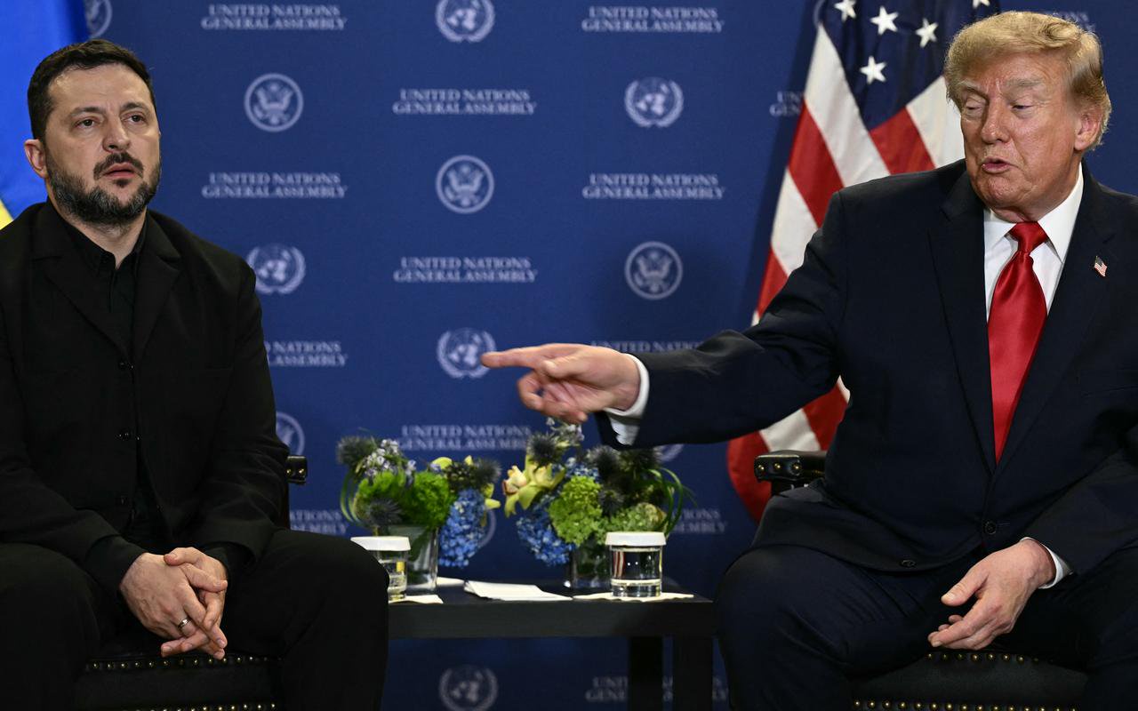 Trump says it is ‘time for Ukraine to get a new president’ in fresh row with Zelensky