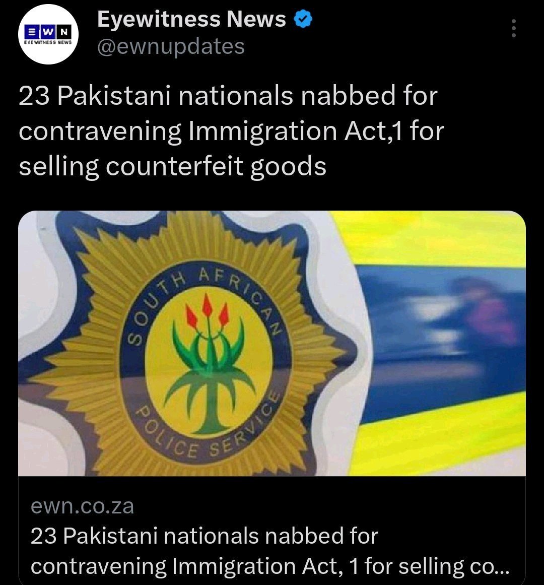 Pakistani Nationals Are Making Millions Of Rand In SA, Look At What They Were Caught Selling