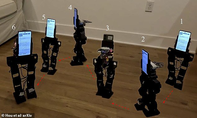 The selfie stick is dead! Scientists create two-legged robot that carries your phone and follows you around