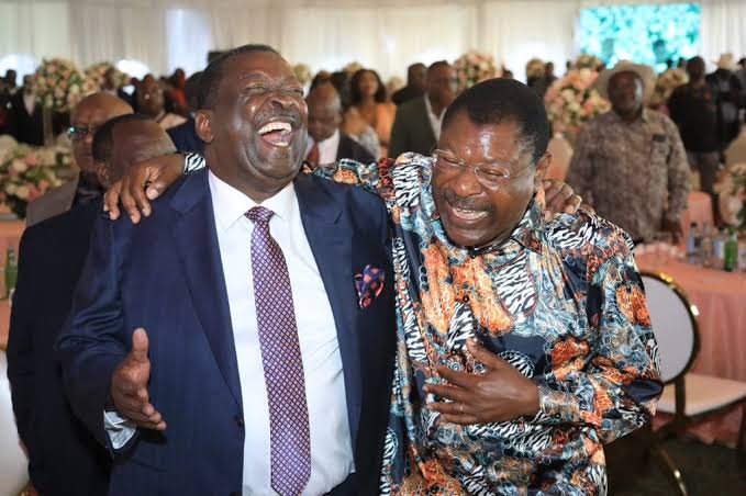 Video: Watch As Wetangula And Musalia Walks Away After Sifuna Was Invited To Speak In A Funeral