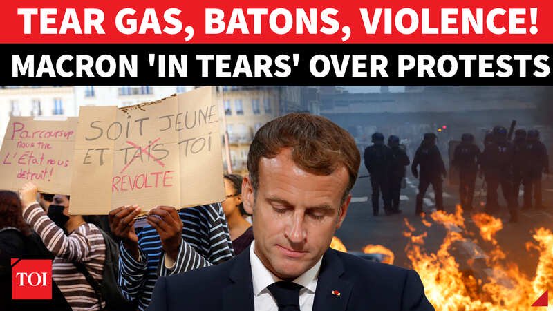 France Burns! 71,000+ Protesters Flood Paris As Students Clash With Riot Police Amid Revolt