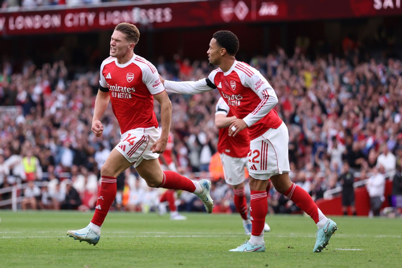 Arsenal Beat Leeds United 2-1 as Bruno Guimarães Inspires Second Half Comeback