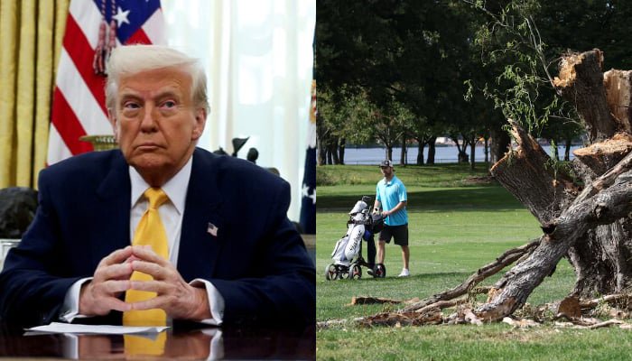 Trump says Washington golf course project to start in November, despite legal battle