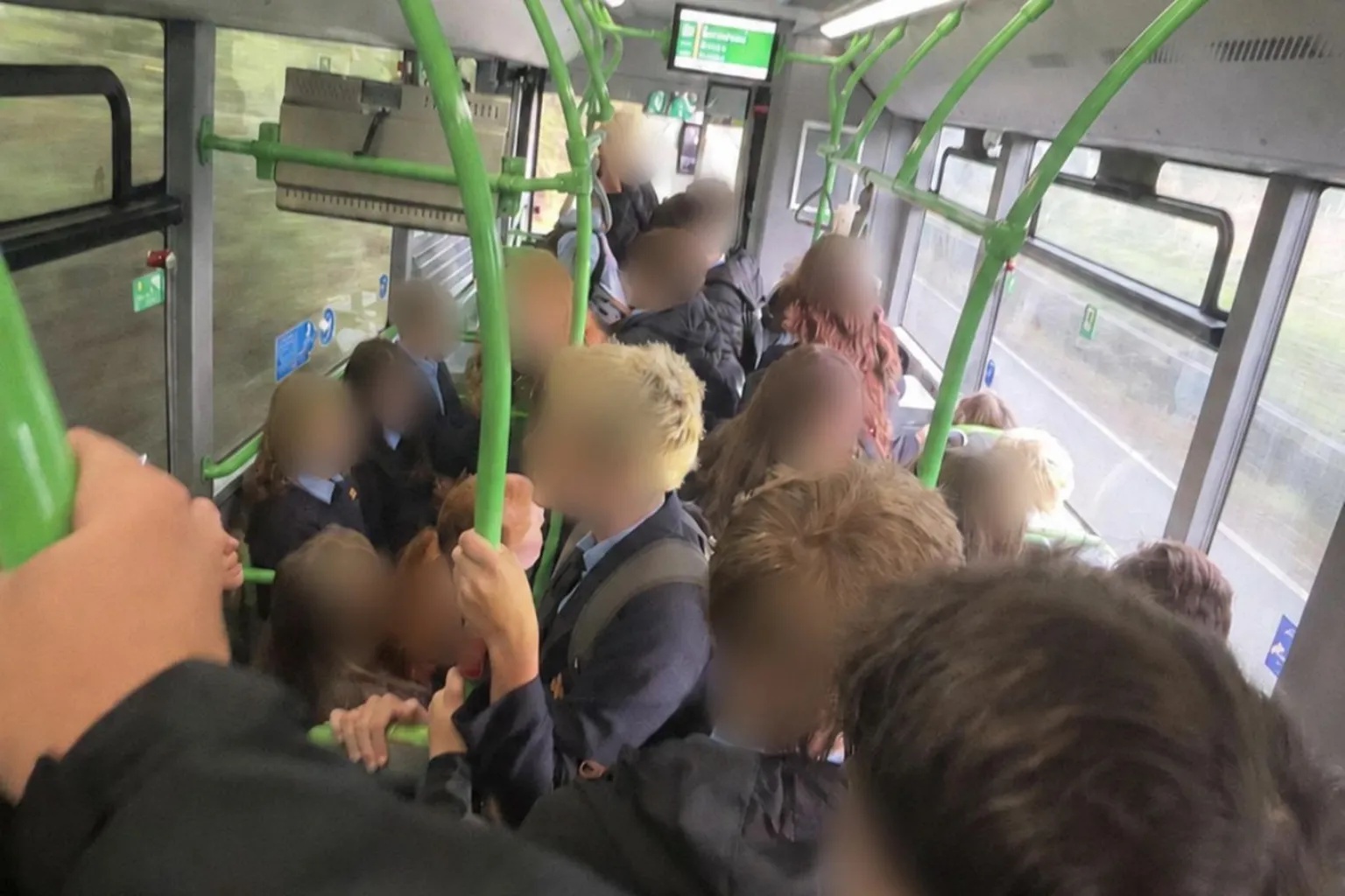 Bus drivers ‘should refuse to move’ if pupils stand up as £1 fares boost numbers