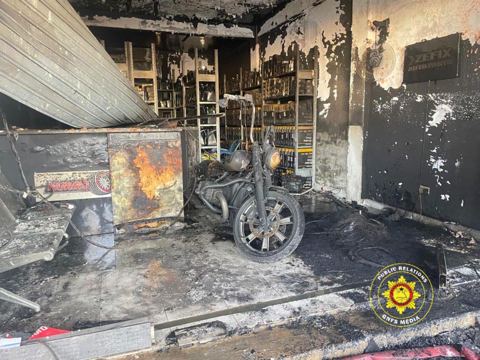 GNFS contains fire at commercial facility near Tse Addo roundabout