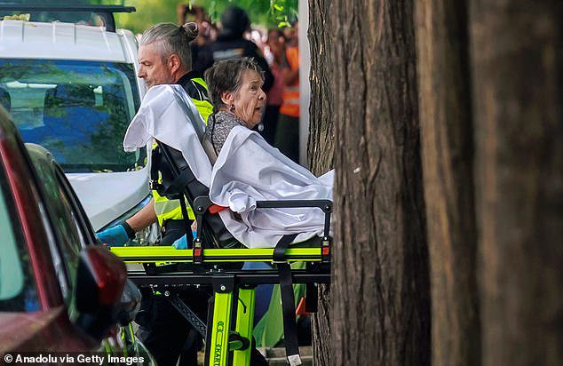 Spanish pensioner, 87, is allowed to return home after she was evicted by riot cops after investment brothers pushed her rent up by 275%, sparking nationwide fury