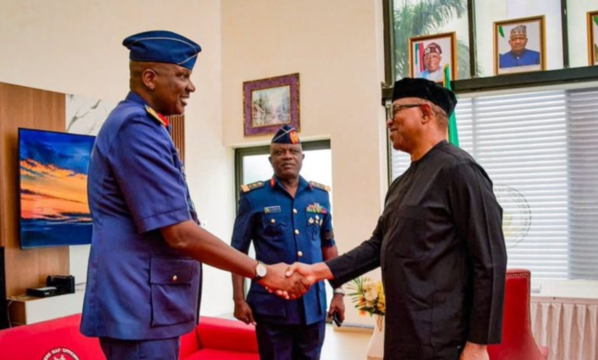 Peter Obi Visits NAF, Signs Condolence Register for Ondo Crash Victims